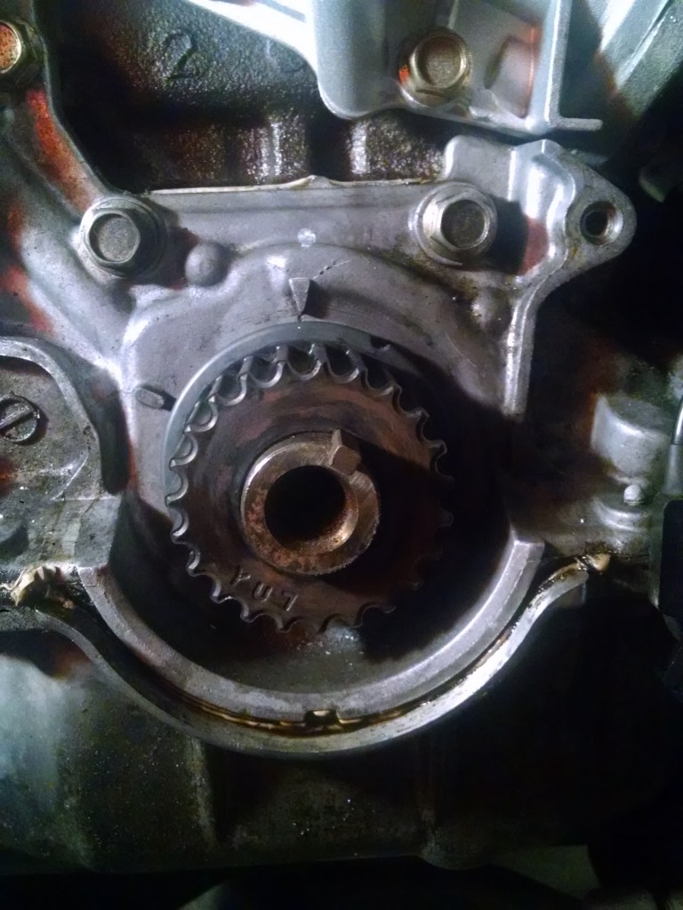 Crank pin installed 1